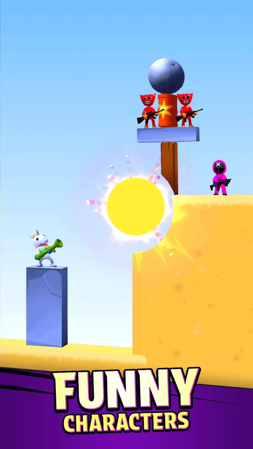 Bazooka Boy v2.2.75 APK Мод (Много денег) Screenshot 3 Bazooka Boy v2.2.75 APK Мод (Много денег) Screenshot 3