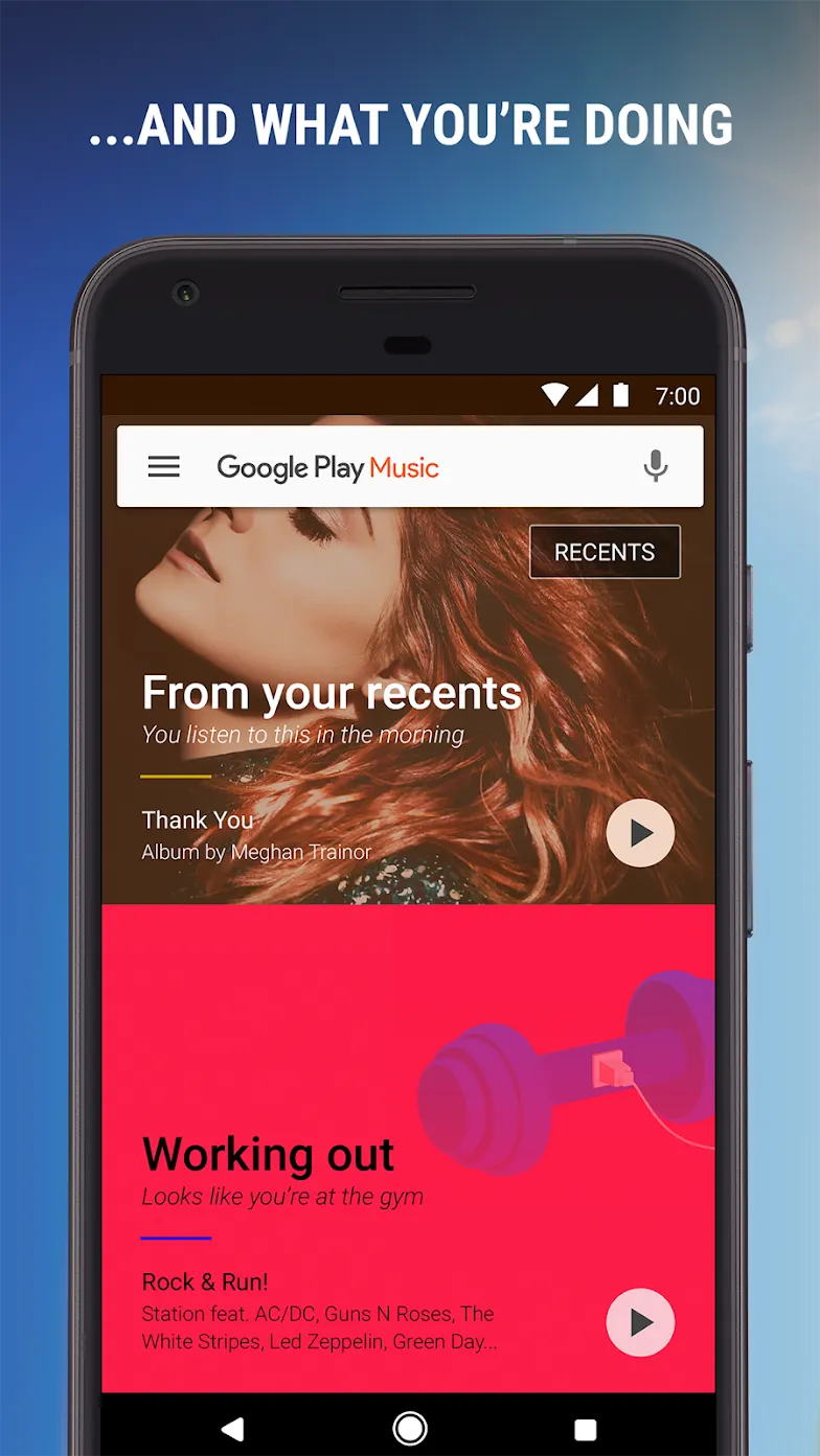 Google Play Музыка Screenshot 2 Google Play Музыка Screenshot 2