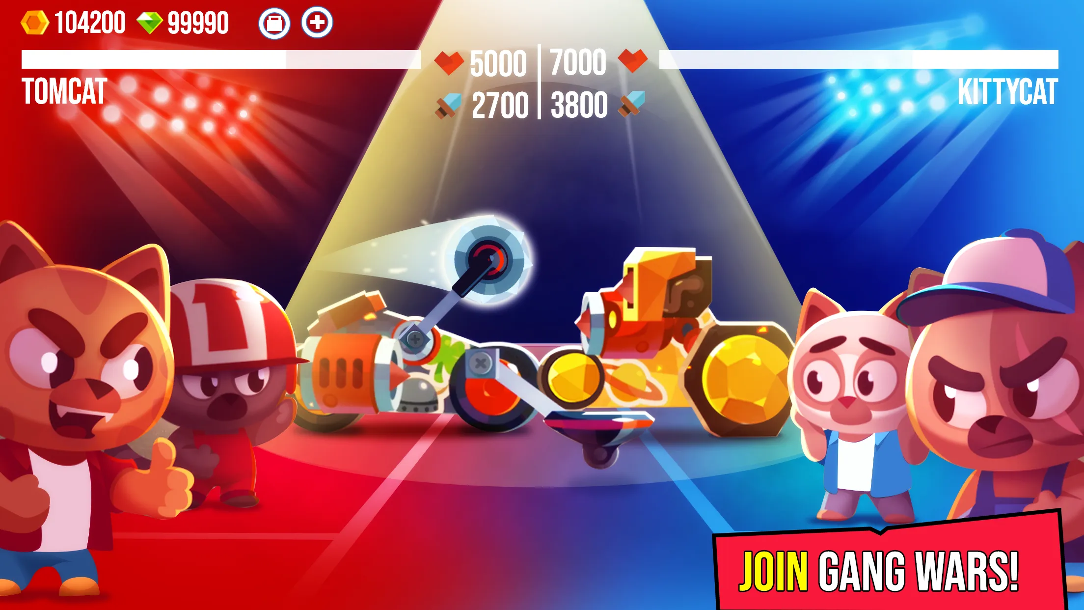 CATS: Crash Arena Turbo Stars v3.34.1 APK Мод (Меню, Режим бога) Screenshot 4