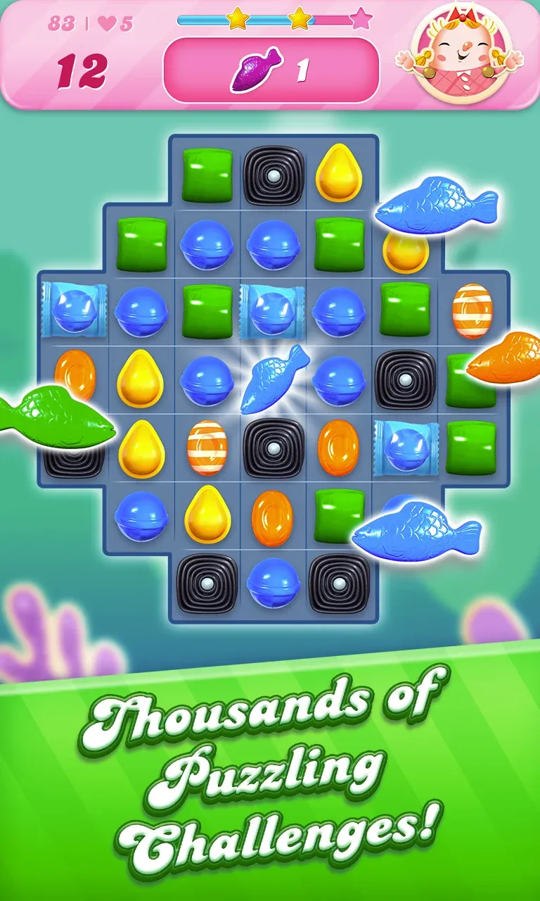 Candy Crush Saga v1.328.0.1 APK Мод (Много жизней) Screenshot 3 Candy Crush Saga v1.328.0.1 APK Мод (Много жизней) Screenshot 3
