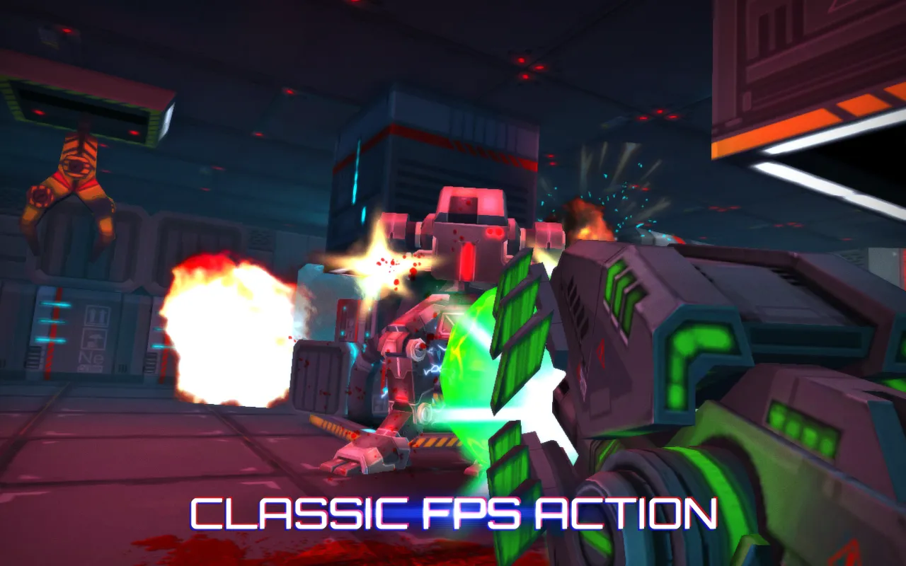 Neon Shadow: Cyberpunk 3D FPS [мод: бесконечные патроны] Screenshot 2