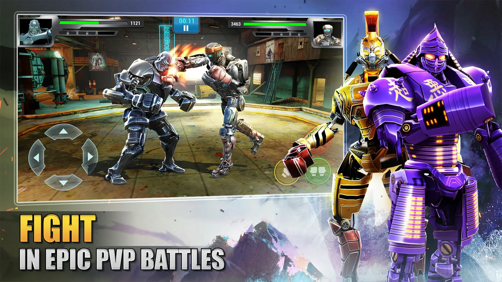 Real Steel Boxing Champions v80.80.120 APK Мод (Много денег) Screenshot 3 Real Steel Boxing Champions v80.80.120 APK Мод (Много денег) Screenshot 3