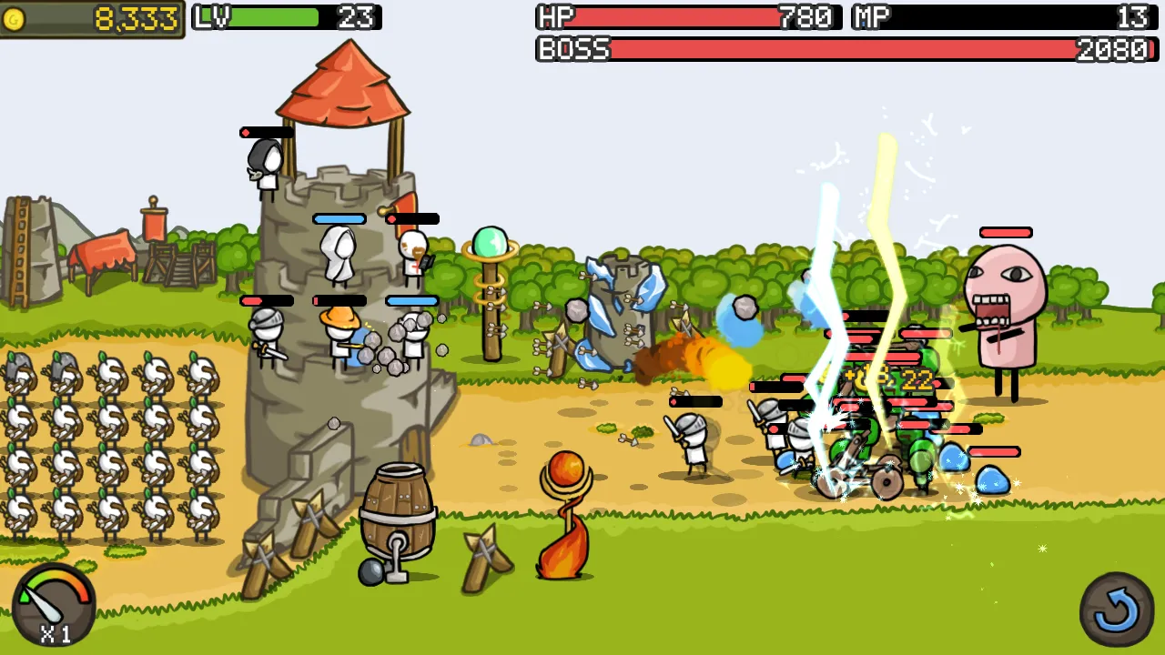 Grow Castle v1.50.14 APK Мод (Меню, Один удар, Режим бога, Много денег) Screenshot 2 Grow Castle v1.50.14 APK Мод (Меню, Один удар, Режим бога, Много денег) Screenshot 2