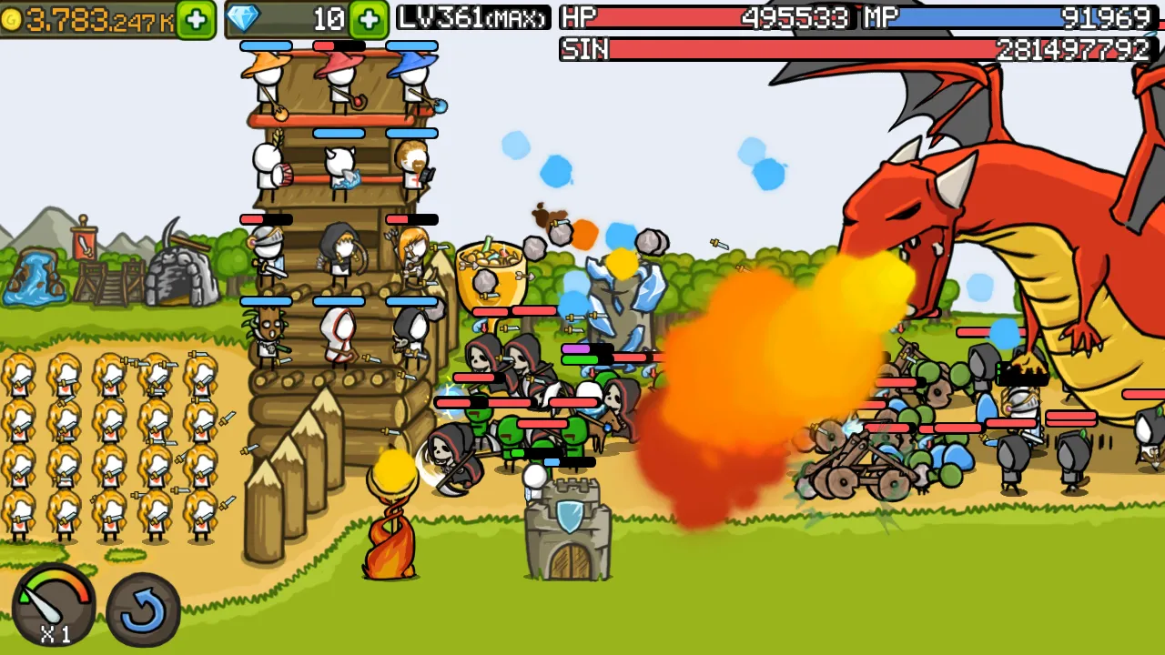 Grow Castle v1.50.14 APK Мод (Меню, Один удар, Режим бога, Много денег) Screenshot 3 Grow Castle v1.50.14 APK Мод (Меню, Один удар, Режим бога, Много денег) Screenshot 3