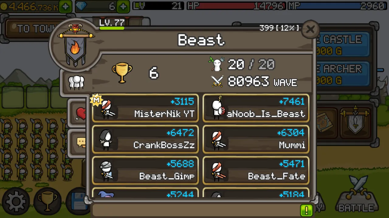 Grow Castle v1.50.14 APK Мод (Меню, Один удар, Режим бога, Много денег) Screenshot 4 Grow Castle v1.50.14 APK Мод (Меню, Один удар, Режим бога, Много денег) Screenshot 4