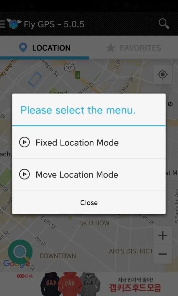 Fly GPS-Location fake/Fake GPS Screenshot 2 Fly GPS-Location fake/Fake GPS Screenshot 2