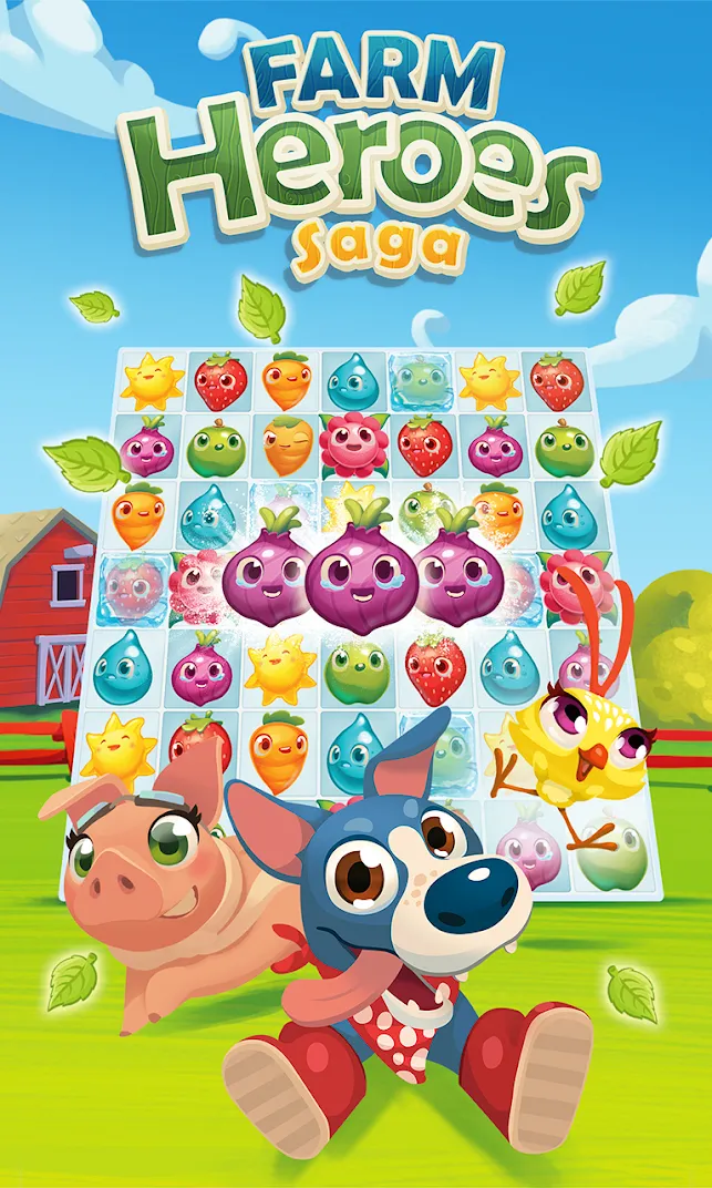 Farm Heroes Saga [мод: много бустеров] Screenshot 1