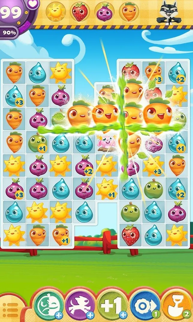 Farm Heroes Saga [мод: много бустеров] Screenshot 4