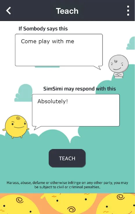 SimSimi Screenshot 2