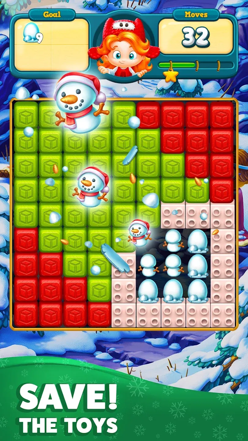 Toy Blast v25076 APK Мод (Меню, Много монет, жизней, бустеров) Screenshot 2
