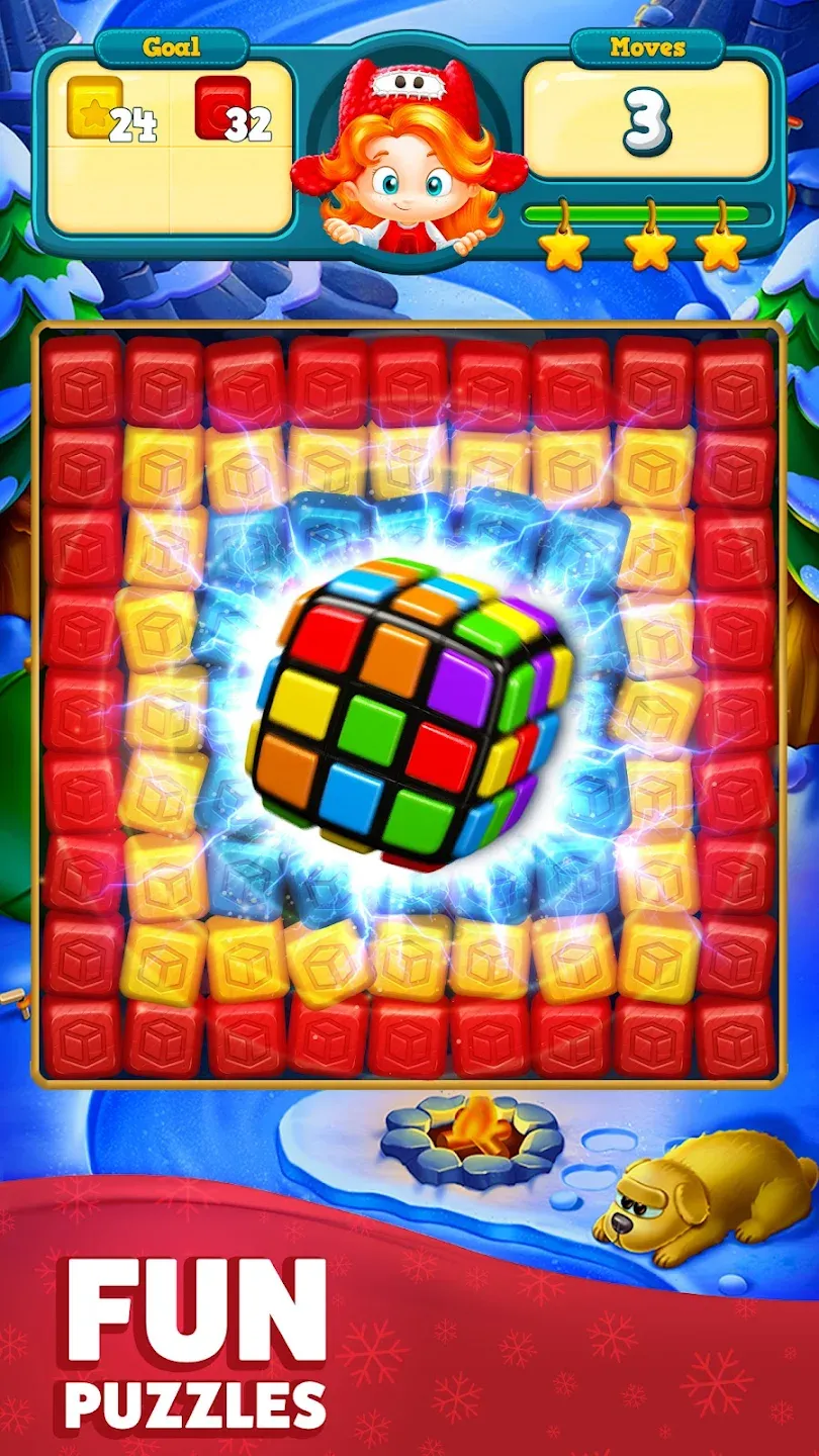 Toy Blast v25076 APK Мод (Меню, Много монет, жизней, бустеров) Screenshot 3
