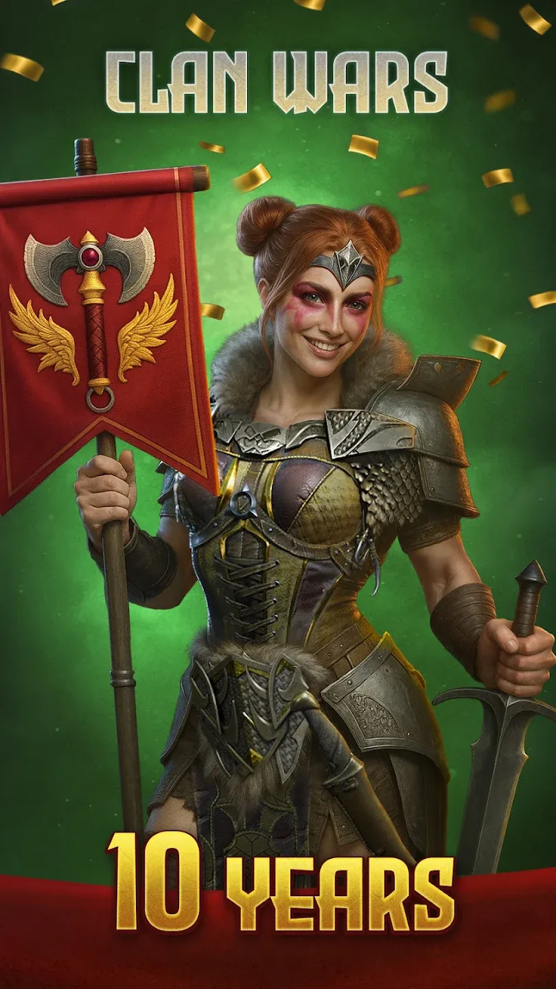 Vikings: War of Clans v7.0.2.1115 APK Мод (Мультипликатор скорости) Screenshot 1