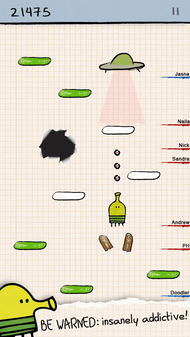Doodle Jump v3.11.38 APK Мод (Много денег) Screenshot 1