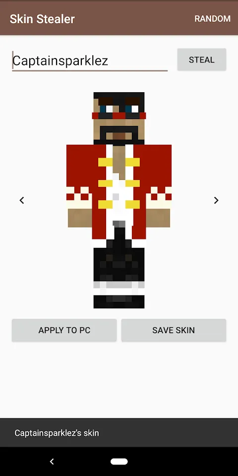 Skin Stealer for Minecraft Screenshot 2