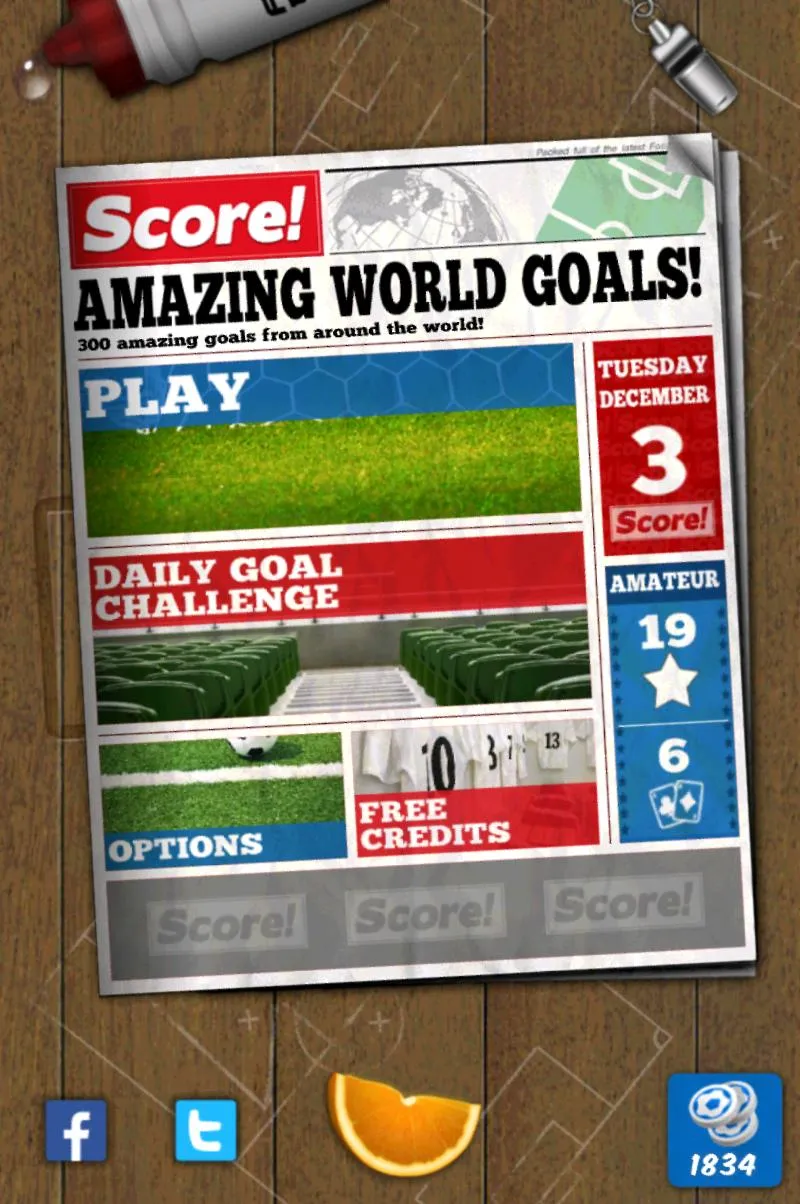 Score! World Goals [мод: много денег] Screenshot 5