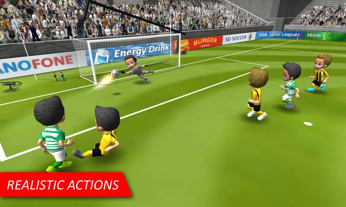 Mobile Soccer League [мод: бесплатные покупки] Screenshot 1