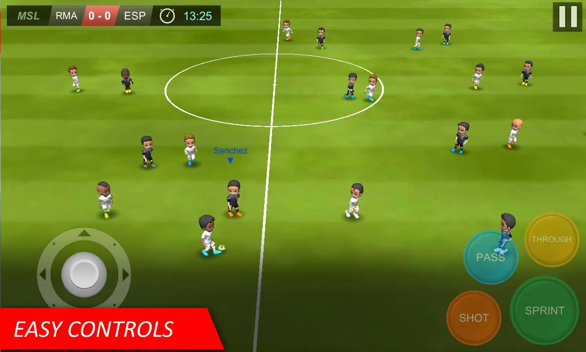 Mobile Soccer League [мод: бесплатные покупки] Screenshot 2