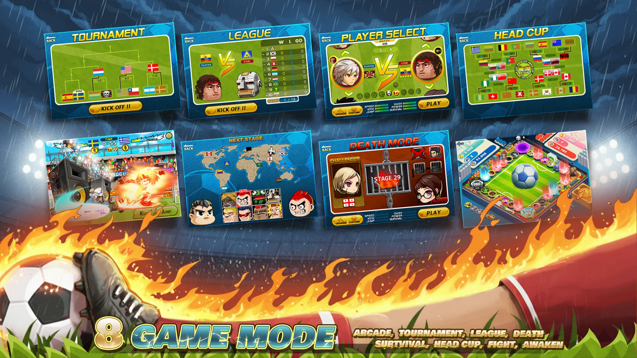 Head Soccer v7.1.4 APK Мод (Много денег) Screenshot 2 Head Soccer v7.1.4 APK Мод (Много денег) Screenshot 2