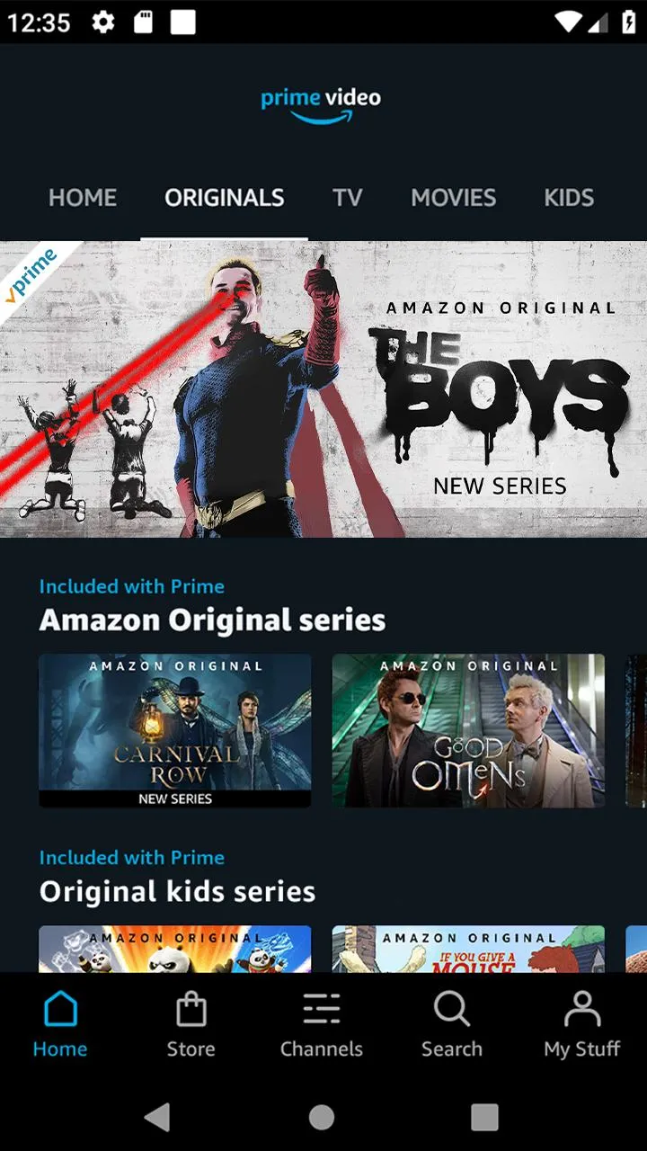 Amazon Prime Video Screenshot 1