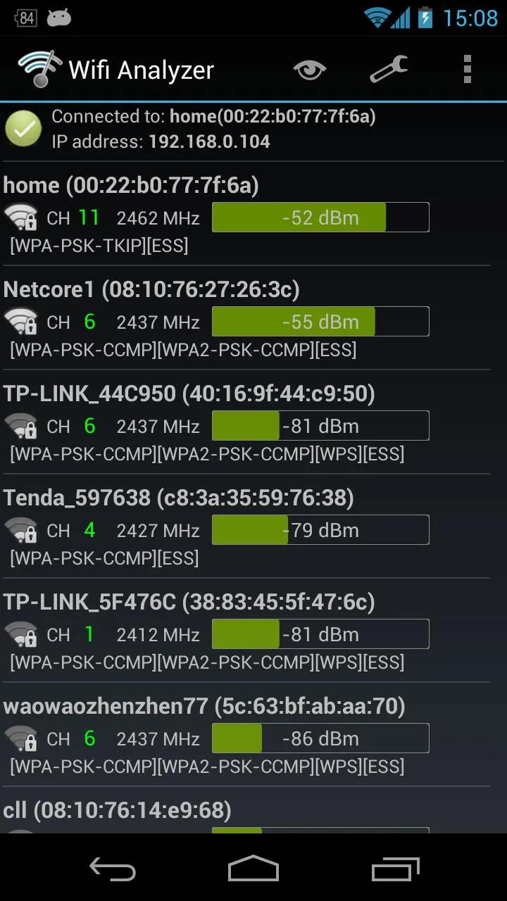 WiFi Analyzer Premium [мод: полная версия] Screenshot 3