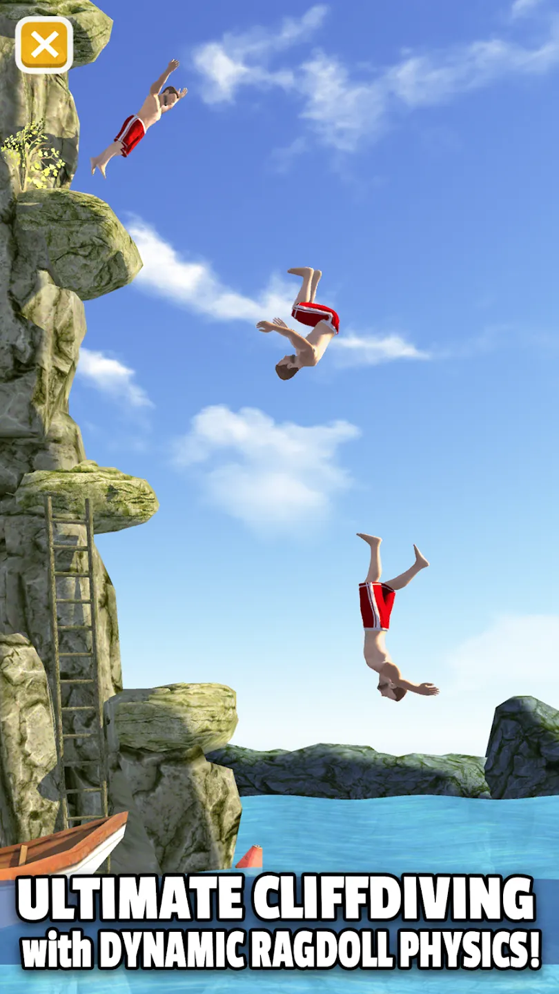 Flip Diving v4.7.50 APK Мод (Много монет) Screenshot 1