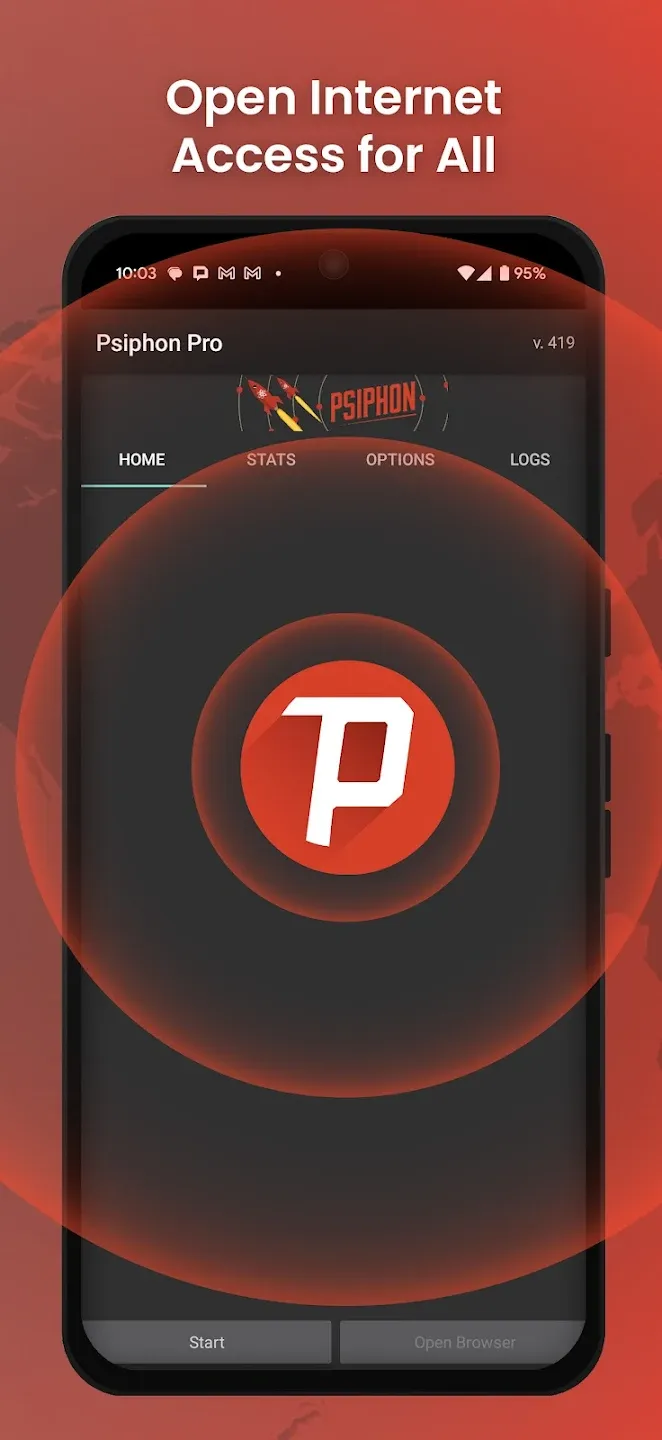 Psiphon Pro v469 APK Мод (Всё открыто, Premium) Screenshot 1