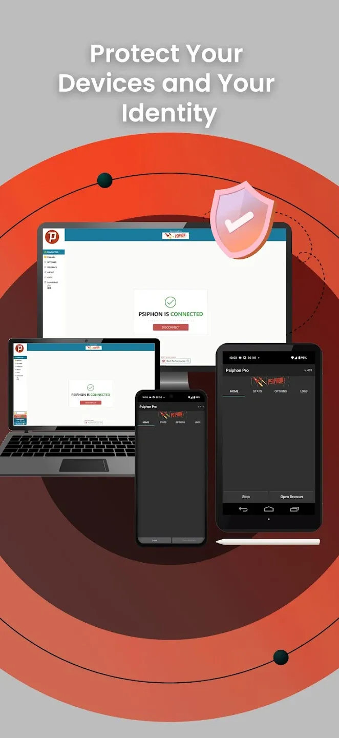Psiphon Pro v469 APK Мод (Всё открыто, Premium) Screenshot 5