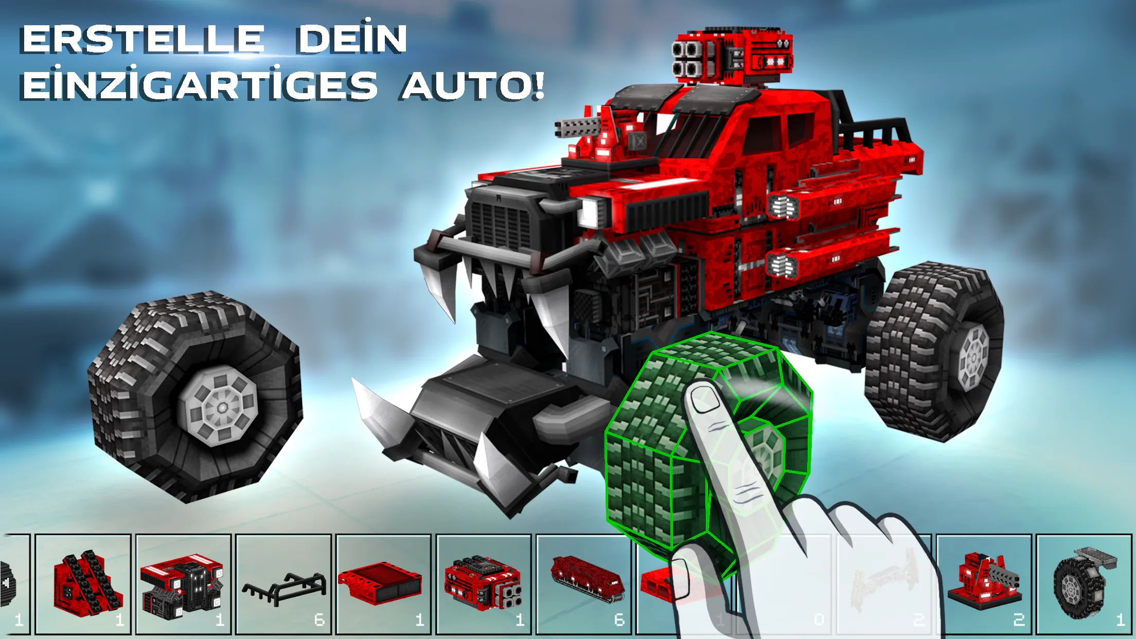 Blocky Cars Online v8.10.2 APK Мод (Меню, Много урона, Режим бога) Screenshot 1