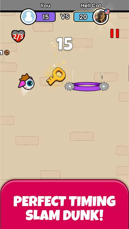 Flappy Dunk v2.15.4 APK Мод (Меню, Скины разблокированы) Screenshot 2