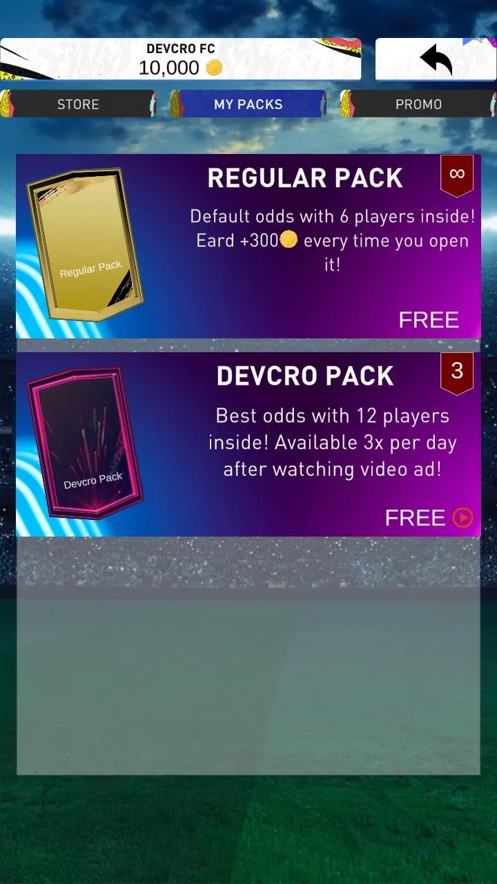 DEVCRO 20 - Draft, Packs Screenshot 5