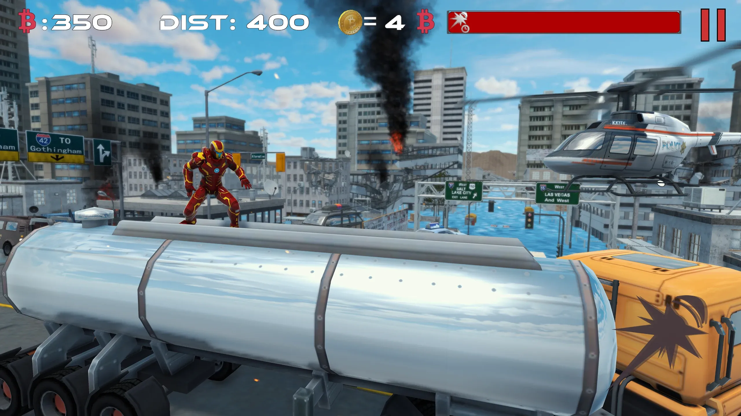 Iron Avenger No Limits v3.1 APK Мод (Много денег) Screenshot 5