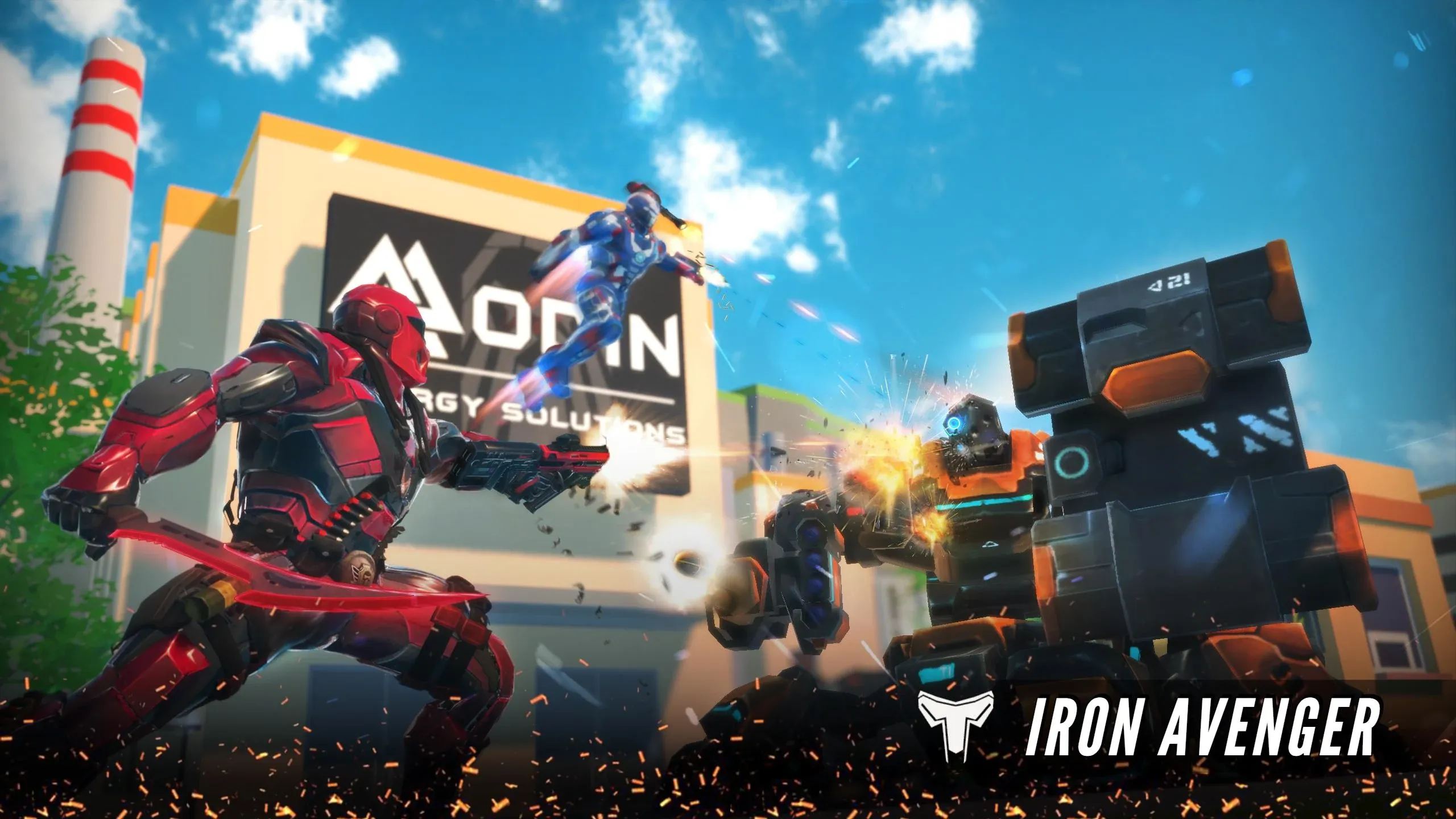 Iron Avenger Origins RPG v6.43 APK Мод (Меню, Режим бога, Тупой враг) Screenshot 3