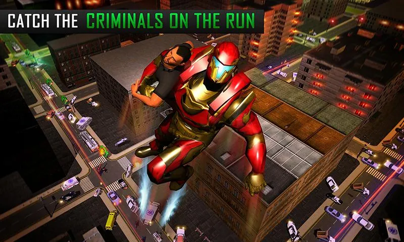 Летающий робот Grand City Rescue [мод: много денег] Screenshot 5