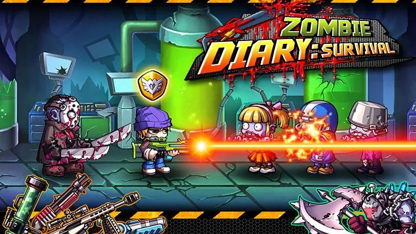 Zombie Diary [мод: много денег] Screenshot 1