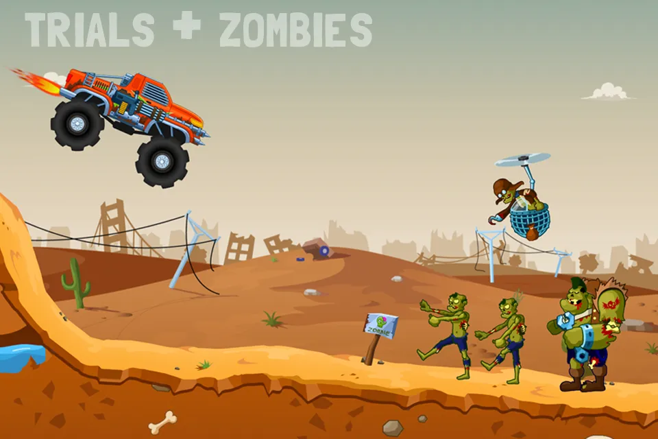 Zombie Road Trip Trials [мод: много денег] Screenshot 1