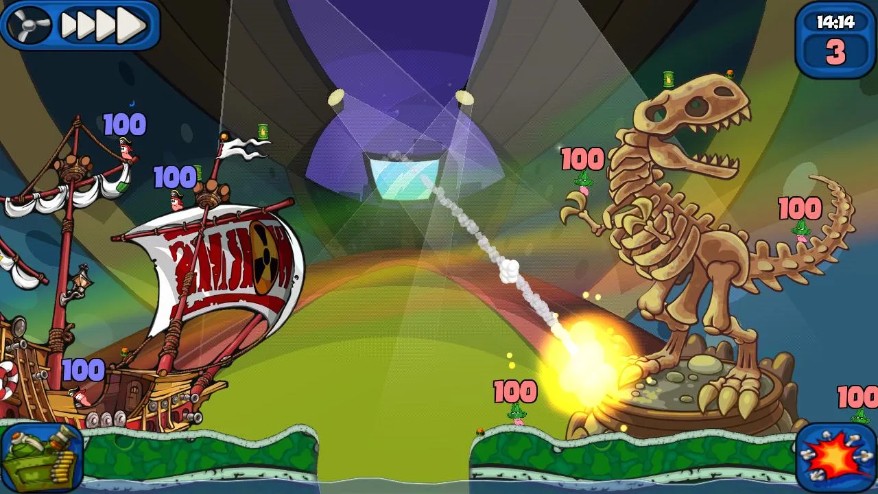 Worms 2: Armageddon [мод: много денег] Screenshot 1