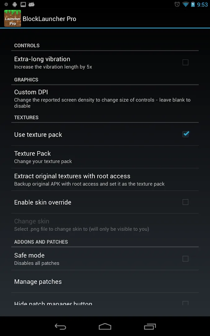 BlockLauncher Pro [мод: полная версия] Screenshot 1