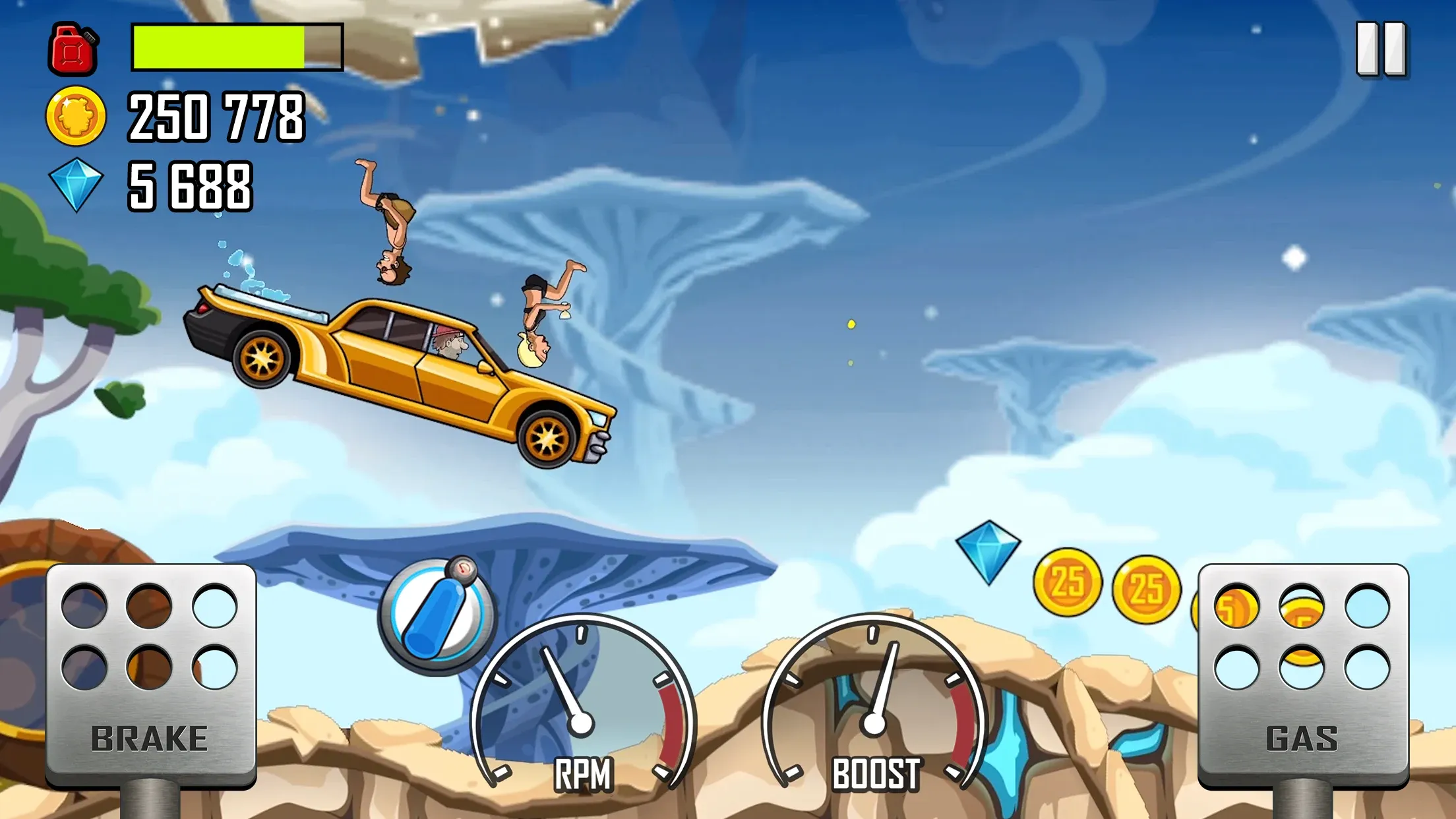 Hill Climb Racing v1.69.1 APK Мод (Много денег) Screenshot 3