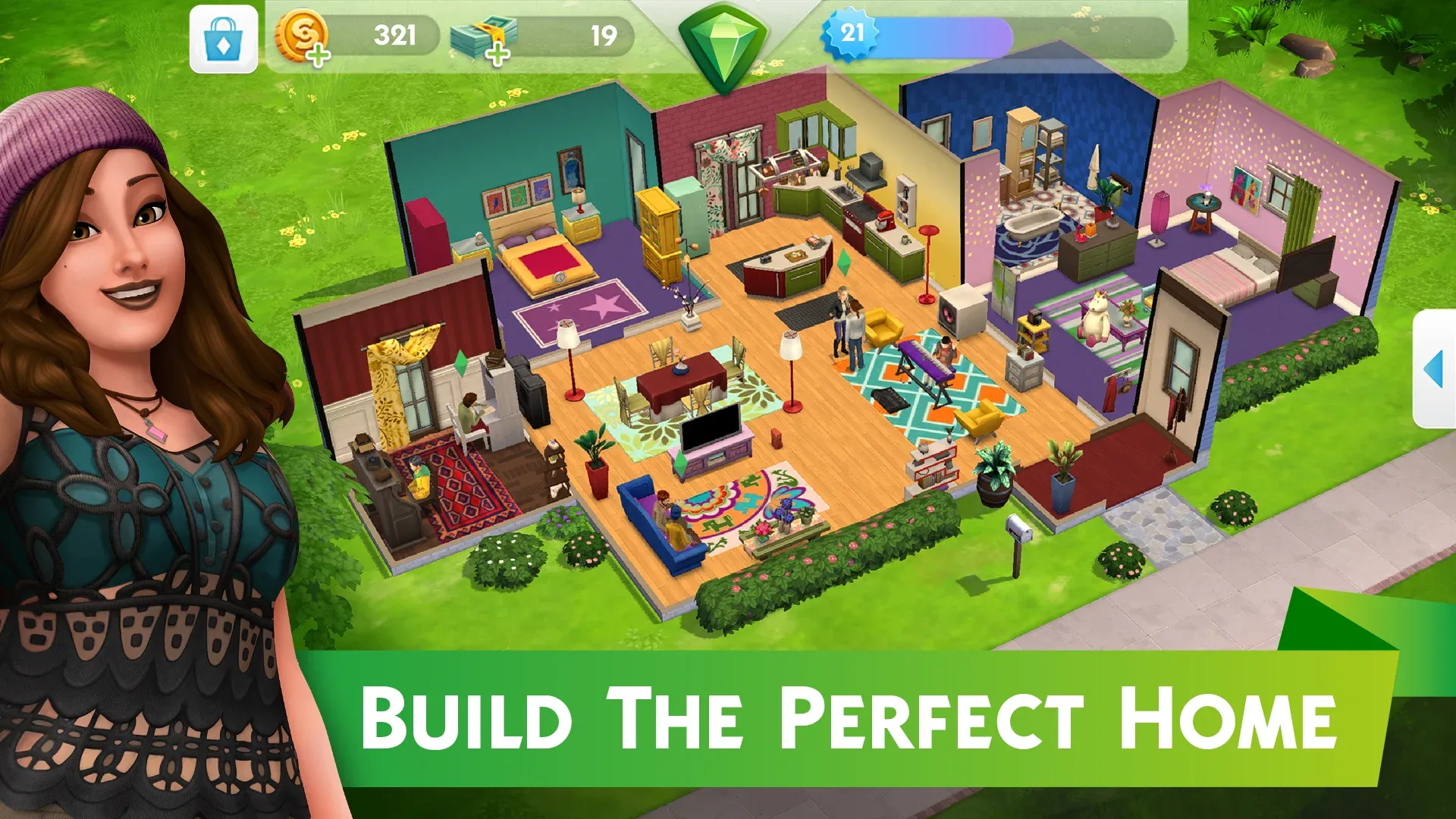 The Sims™ Mobile v52.0.0.164239 APK Мод (Много денег) Screenshot 2