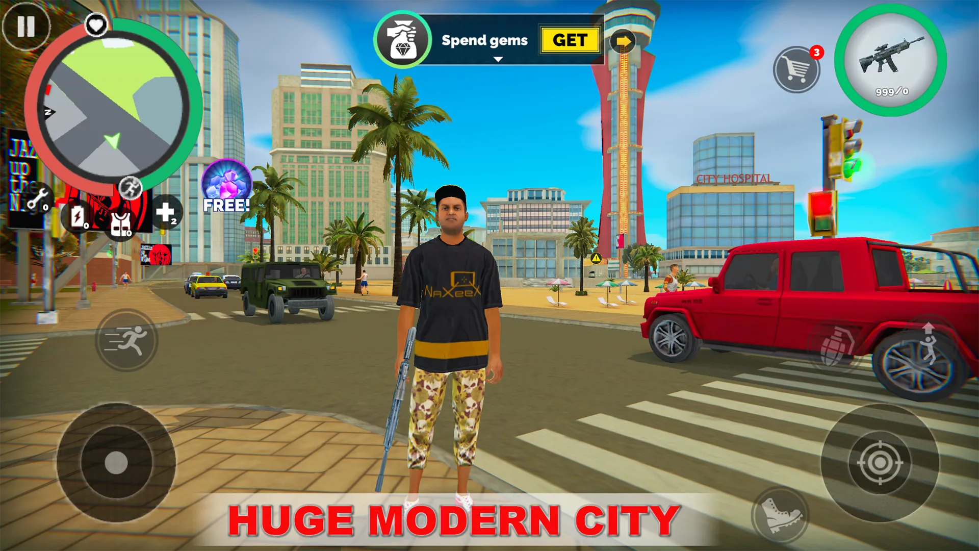 Vegas Crime Simulator v6.6.4 APK Мод (Много денег) Screenshot 1