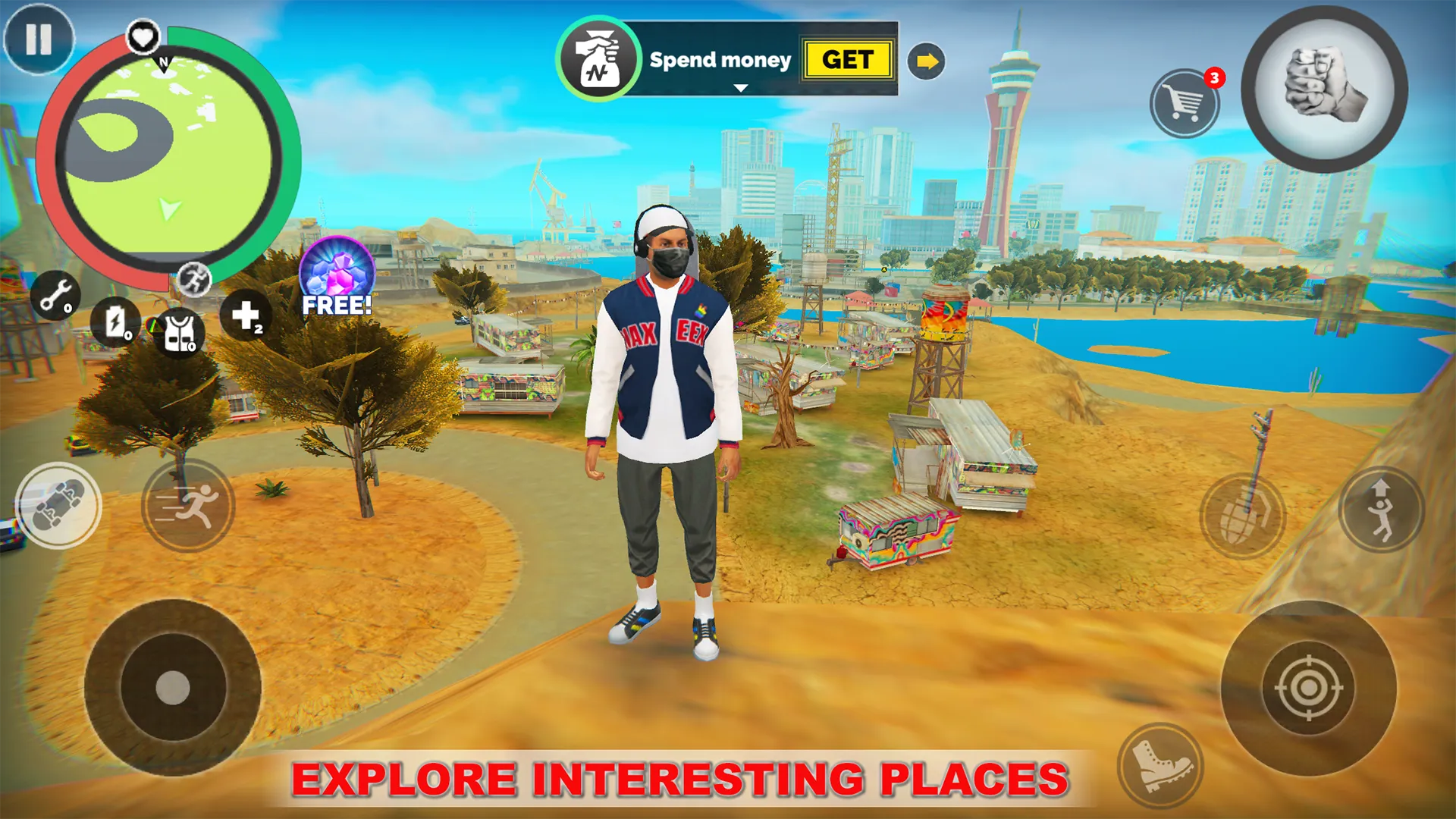 Vegas Crime Simulator v6.6.4 APK Мод (Много денег) Screenshot 2