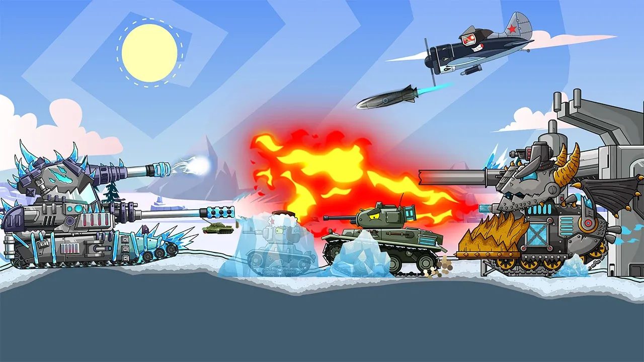 Tank Arena Steel Battle v2.1.2 APK Мод (Меню, Много денег, Скорость) Screenshot 5