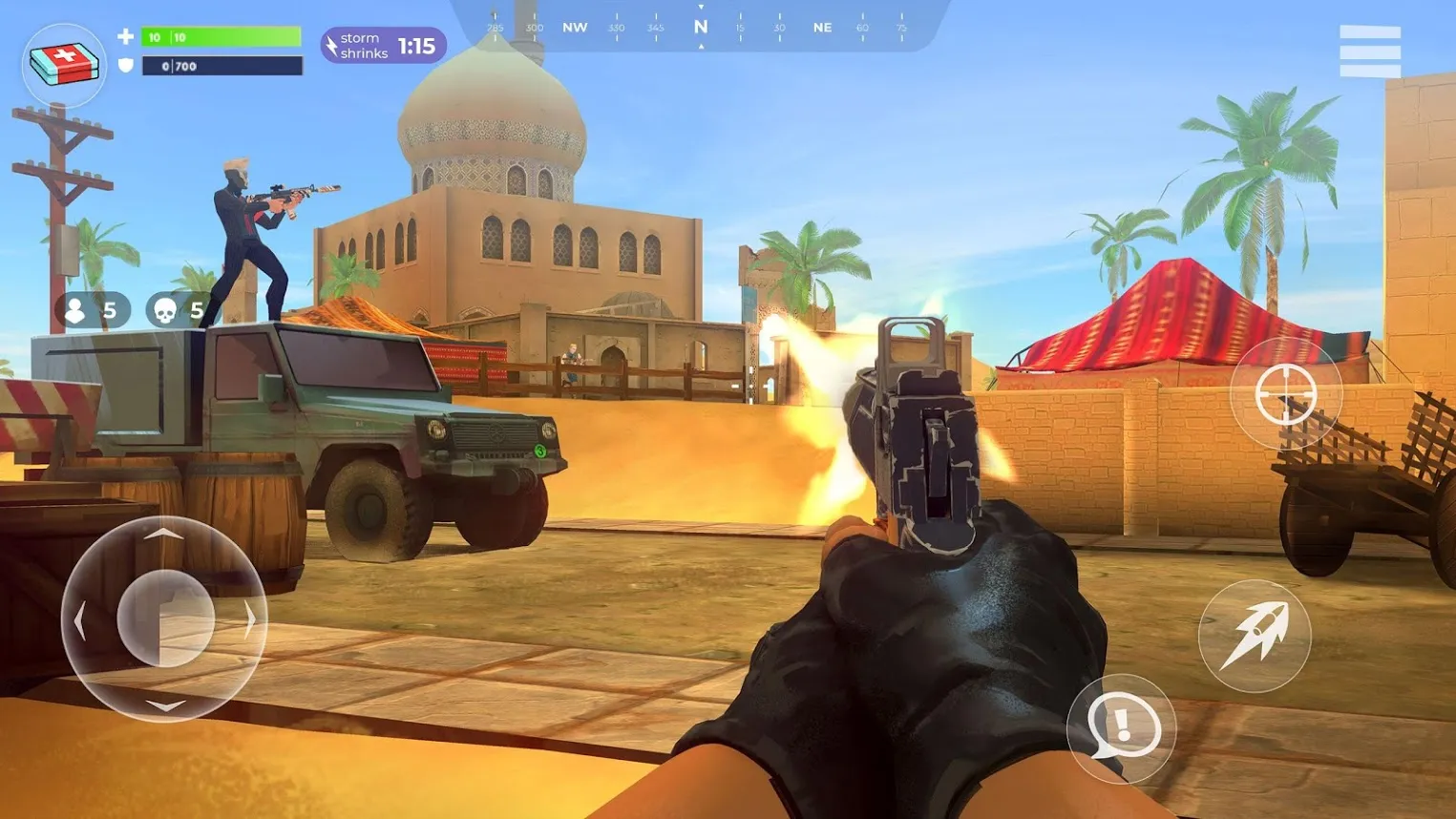 FightNight Battle Royale: FPS Shooter [мод: мега мод] Screenshot 1