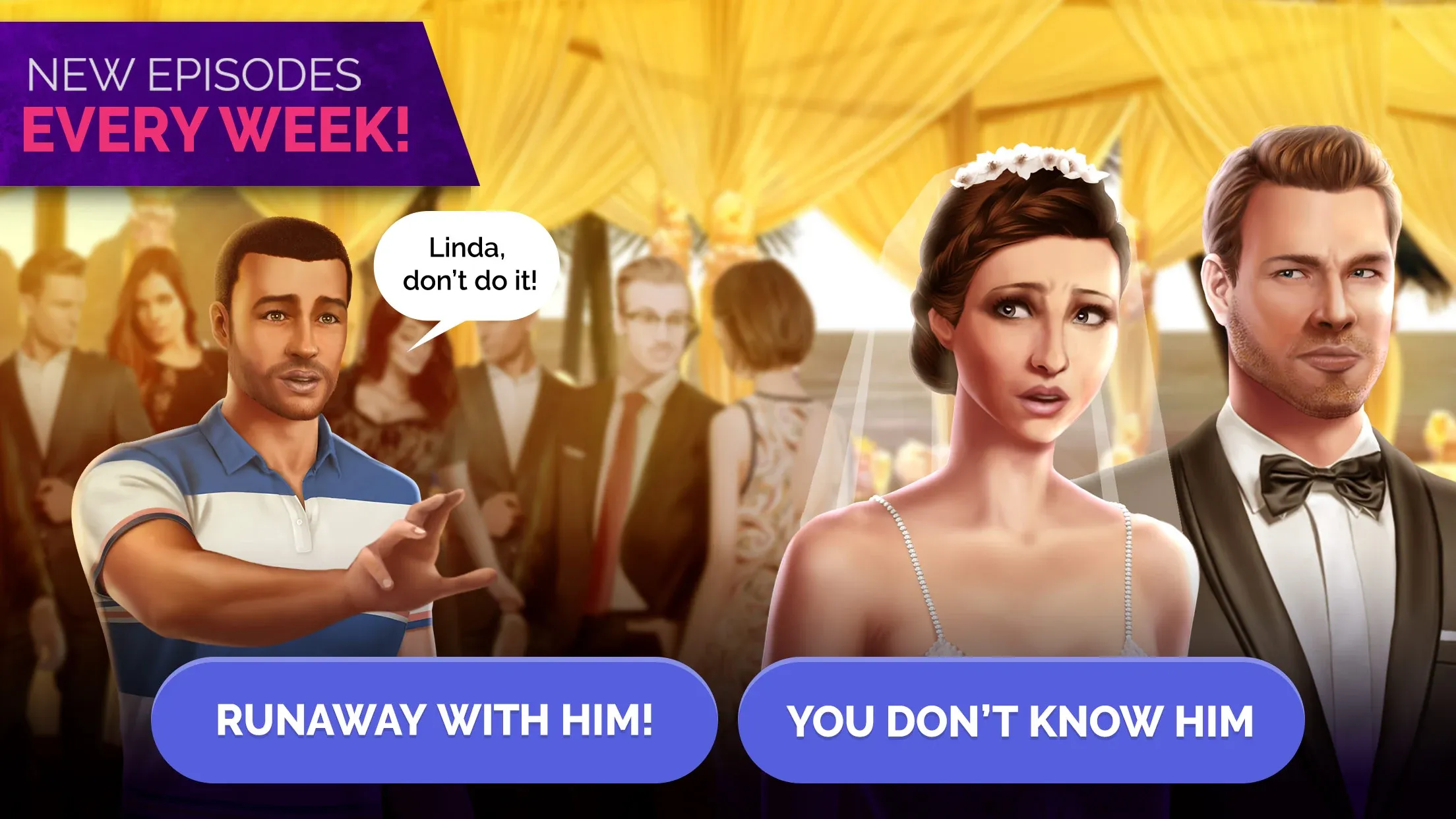 Linda Brown: Interactive Story v4.0.24 APK Мод (Бесплатные премиум варианты) Screenshot 3