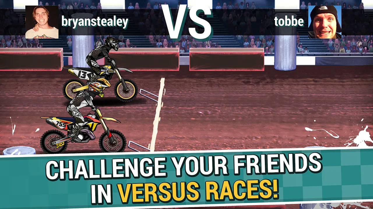 Mad Skills Motocross 2 v2.56.5043 APK Мод (Всё открыто) Screenshot 3