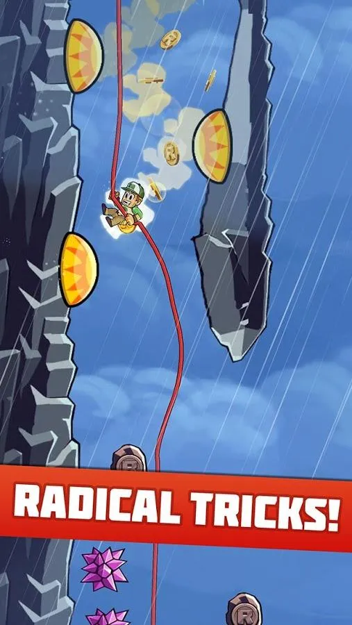 Radical Rappelling [мод: много денег] Screenshot 3