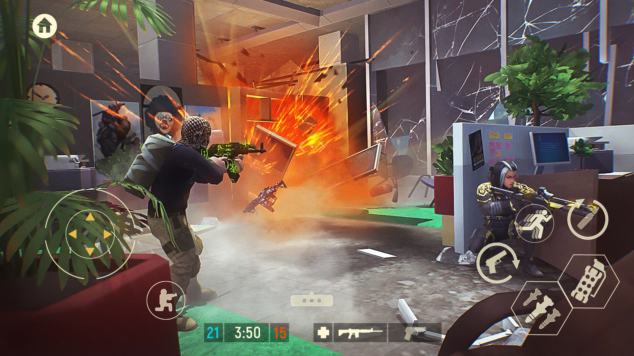 Tacticool: Экшен шутер 5v5 v2.13.10 APK Мод (Мега Меню, Счет 1000, Тупые боты) Screenshot 1 Tacticool: Экшен шутер 5v5 v2.13.10 APK Мод (Мега Меню, Счет 1000, Тупые боты) Screenshot 1