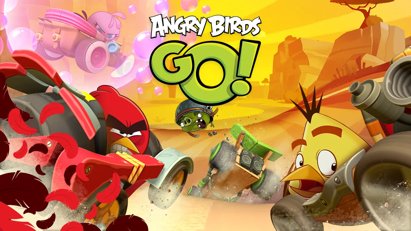 Angry Birds Go! [мод: много денег] Screenshot 1