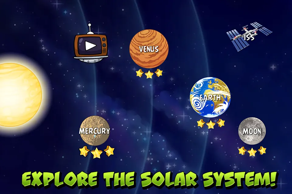 Angry Birds Space HD [мод: много бонусов] Screenshot 1