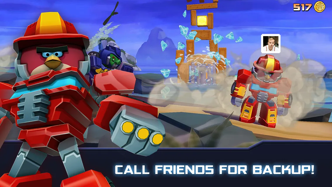 Angry Birds Transformers v2.39.0 APK Мод (Много денег) Screenshot 3
